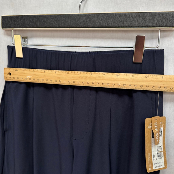Eddie Bauer Departure High‑Rise Wide Leg Travel Pants NWT Women’s Navy XS - Picture 5 of 11